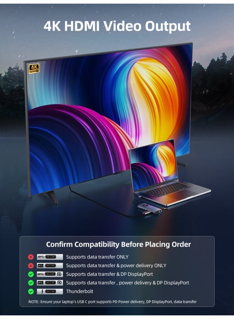 CABLETIME 10-IN-1 4K60Hz USB C HUB SCREEN SERIES - Image 4